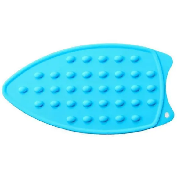 Vikbar Strykmatta Silikon Strykjärnsställ Värmebeständig Halkfri Strykbräda Skyddsdyna Isolering Pad Överdrag rose red