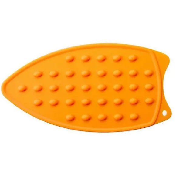 Vikbar Strykmatta Silikon Strykjärnsställ Värmebeständig Halkfri Strykbräda Skyddsdyna Isolering Pad Överdrag rose red