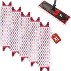 Vileda Ultramax XL Mopp Refill 5-pack Mikrofiber Golvrengöringsdynor Kompatibla med Vileda