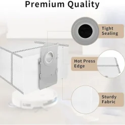 VUSZR 14 Påse för ECOVACS T80 Omni, Tillbehör för Dammsugare ECOVACS DEEBOT T50 Pro Omni, X8 14 BORSTE OCH TILLBEHÖR FÖR DAMMSUGARE
