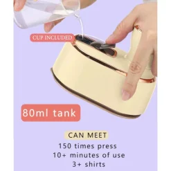 1000w Mini Travel Steamer strykjärn,Handhållna bärbara ångkokare för kläder Liten klädångare Resestorlek Handhållet
