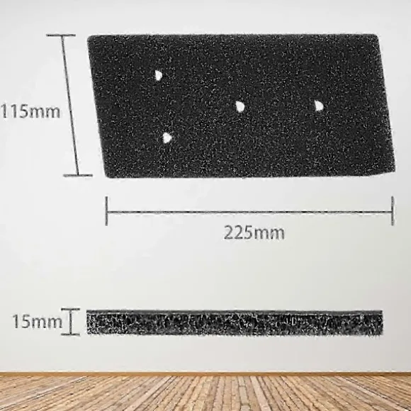 Whirlpool 4-pack Torktumlare Filter 481010716911-Bra (FMY) Black