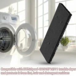 Whirlpool 4-pack Torktumlare Filter 481010716911 [DB] Black