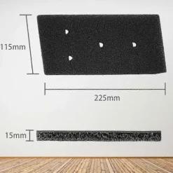 Whirlpool Torktumlare Filter 4-pack Svart 481010716911