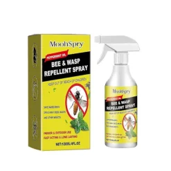 1-3x Bi- och getingspray, getingspray med naturliga växtbaserade pepparmyntsoljor Bispray [HK] 1PC