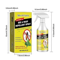 1-3x Bi- och getingspray, getingspray med naturliga växtbaserade pepparmyntsoljor Bispray [HK] 1PC