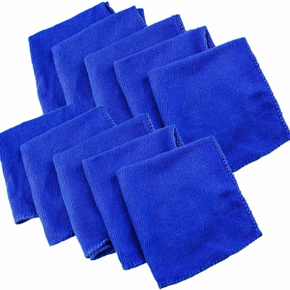 10x Mikrofiberdukar - Blå blue 100