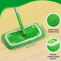 {xjxj}Swiffer Sweeper Mopp Ersättningsdynor, dukar för Swiffer Golvmopp, Återanvändbart skydd - Perfekt