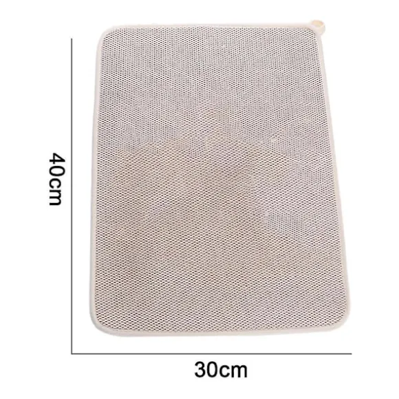 yyhh Diskunderlägg Mikrofiber Diskhandduksmatta, Superabsorberande, Mikrofiber Diskhandduksmatta Beige