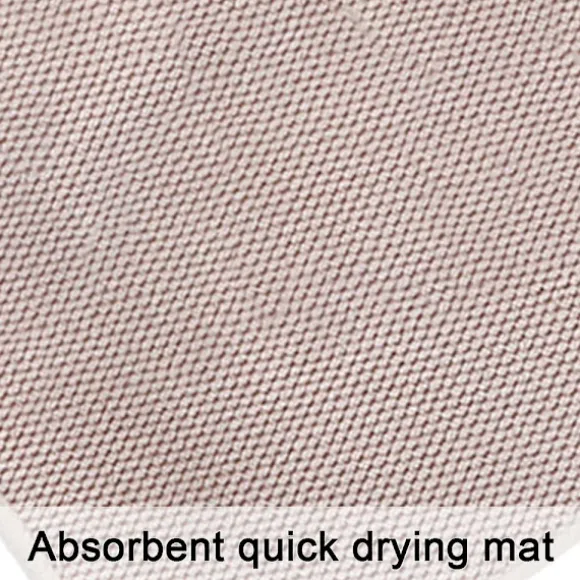 yyhh Diskunderlägg Mikrofiber Diskhandduksmatta, Superabsorberande, Mikrofiber Diskhandduksmatta Beige